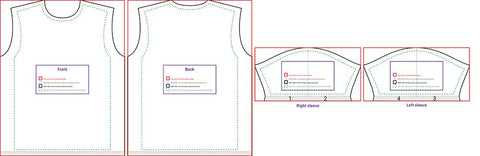 Cut & Sew Blank Men's Shirt Template