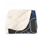 50x60 V3 - Honeycomb - Sherpa Fleece Blanket Sample