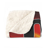 50x60 V1 - Burn - Sherpa Fleece Blanket Sample