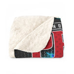 V3 - Ice - PSMGraphix Design - Sherpa Fleece Blanket SAMPLE