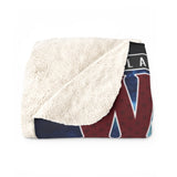 V3 - Fire&Ice - PSMGraphix Design - Sherpa Fleece Blanket SAMPLE