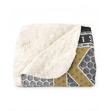 V4 - Smash - PSMGraphix Design - Sherpa Fleece Blanket SAMPLE