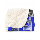 V5 - Honeycomb - PSMGraphix Design - Sherpa Fleece Blanket SAMPLE
